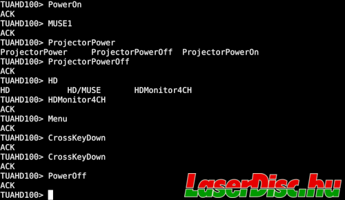 TU-AHD100 Commander CLI
