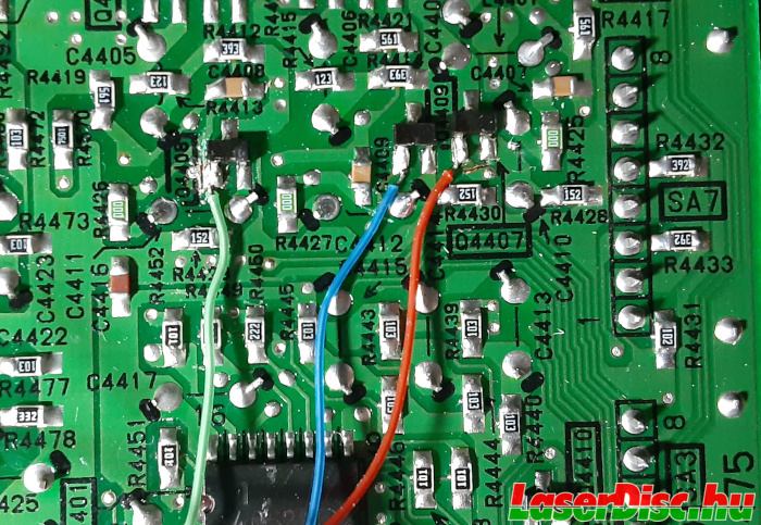Input Switcher Board - Q4408, Q4409, Q4407