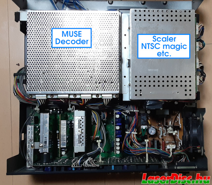 TU-AHD100(N) opened up