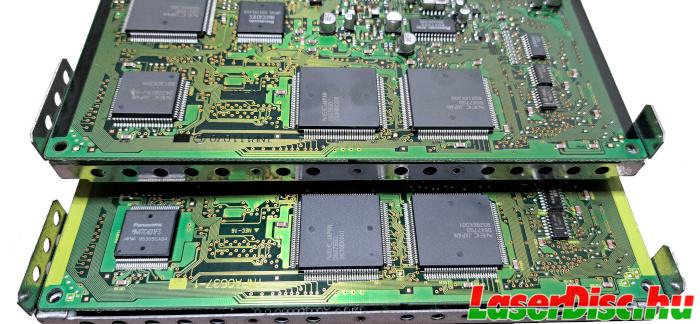 MUSE decoder memory chip comparison AHD100 vs. AHD100N