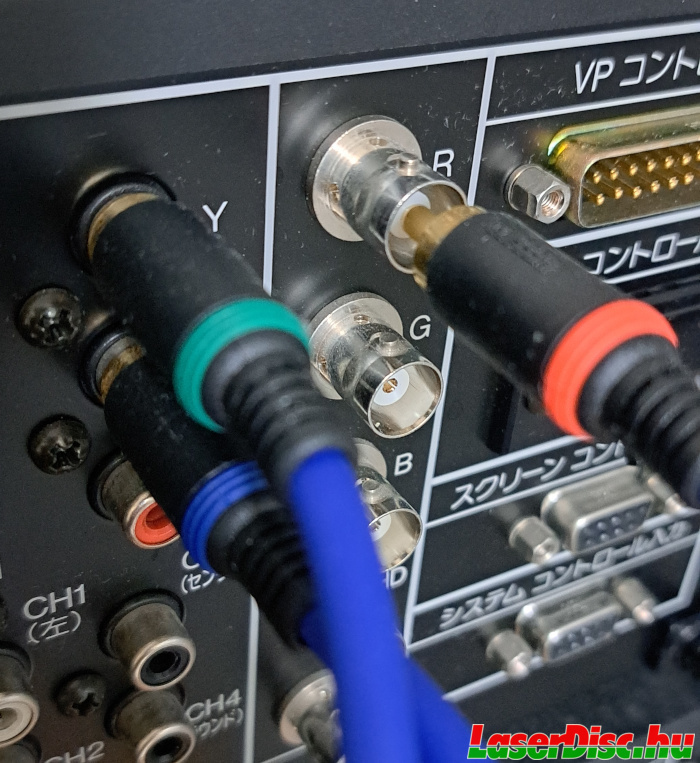 Connections for temporary OSD on HD monitor out