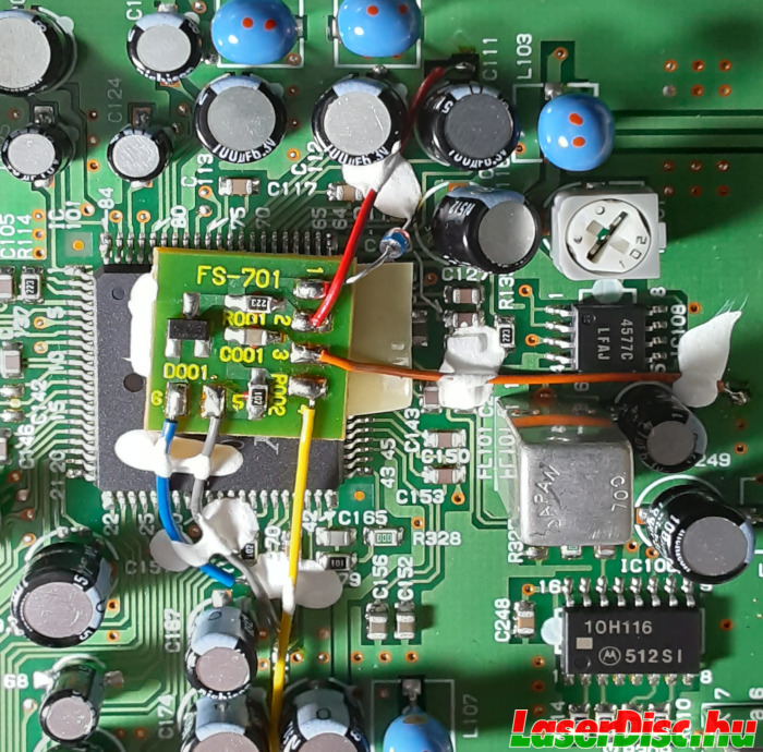 FS-701 board (on RF-702) in a HIL-1000.