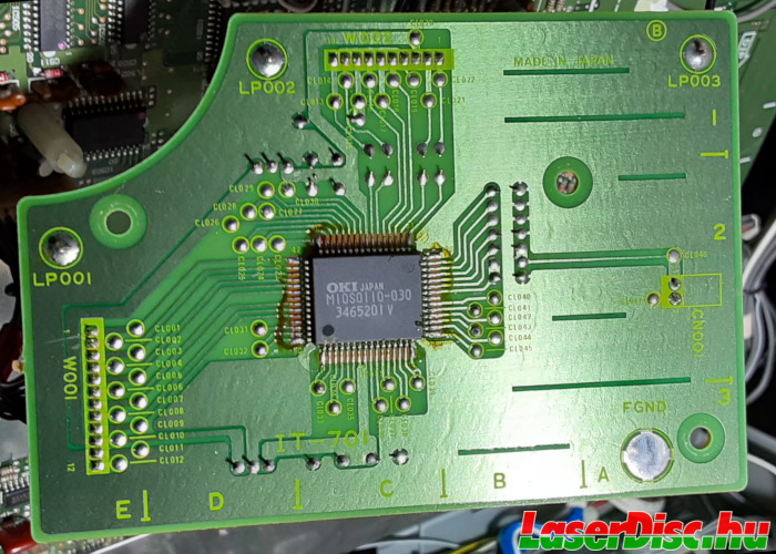 HIL-1000 IT-701 board on MV-701 - Back.