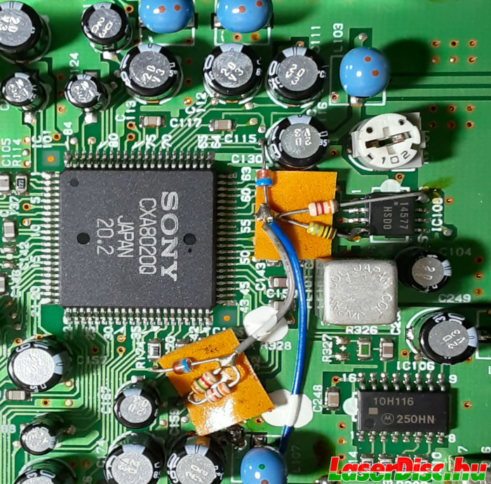 Patching on the RF-702 board in a HIL-C1.