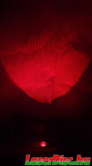Beams projected onto a paper towel.