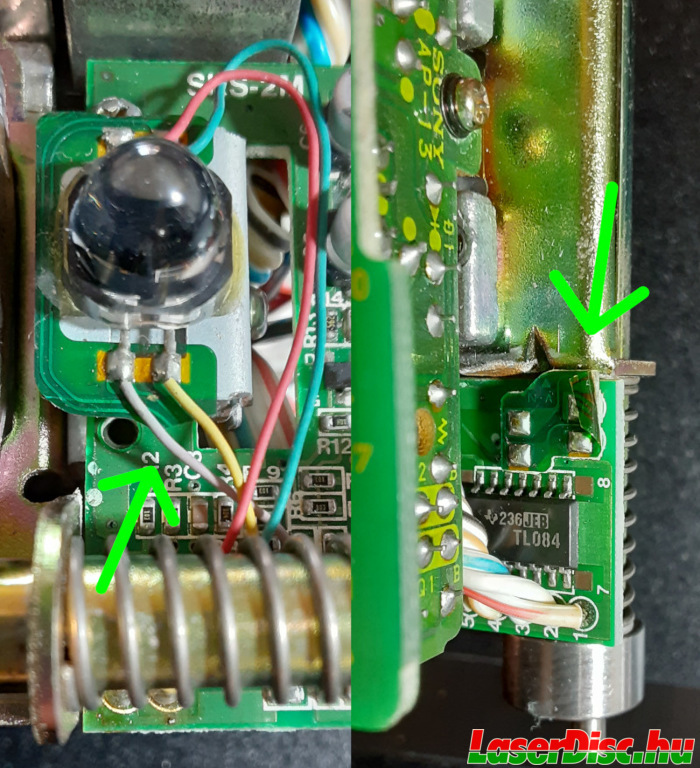 Tilt sensor connection