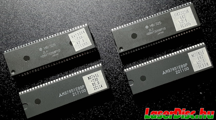 Microcontroller Units found in Sony HIL-C1/HIL-1000 players